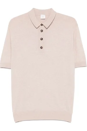 ELEVENTY Mélange-effect polo shirt