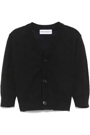 Emporio Armani Logo-jacquard cardigan