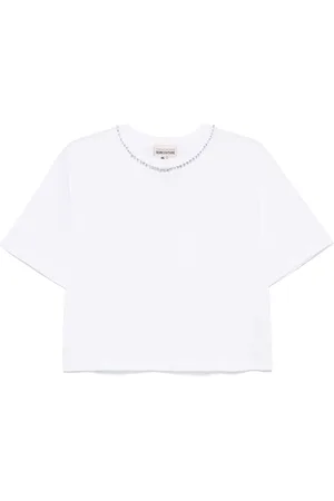 SEMICOUTURE Crystal-embellished T-shirt