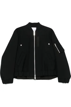 SACAI Invert-pleat bomber jacket