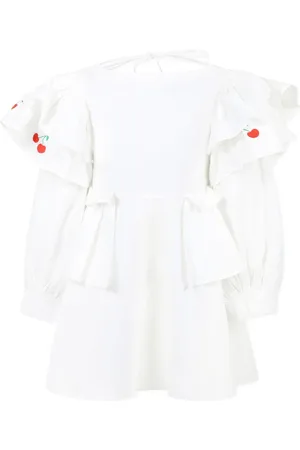 Pangolini Kids Ruffle-detailing dress