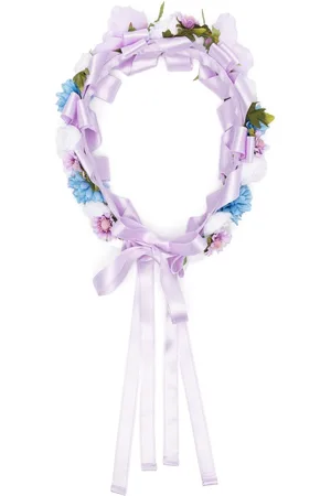 COLORICHIARI Floral-appliqué hair band