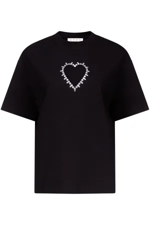 AREA Crystal-embellished T-shirt