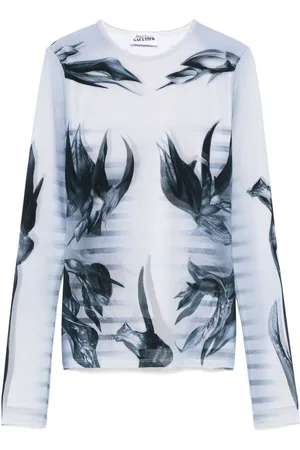 Jean Paul Gaultier The Flower Body Morphing Marinière T-shirt
