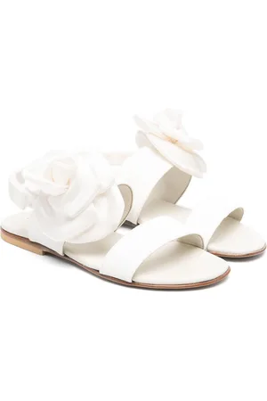 MONTELPARE TRADITION Floral-appliqué sandals
