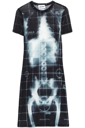 Jean Paul Gaultier Squeletor mini dress