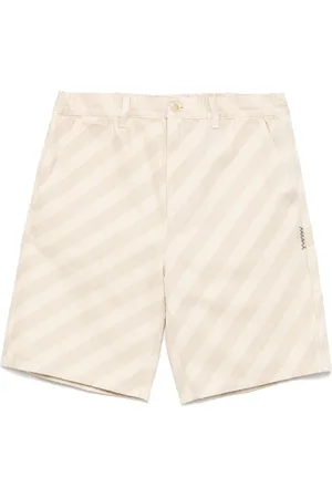 Marni Striped denim shorts
