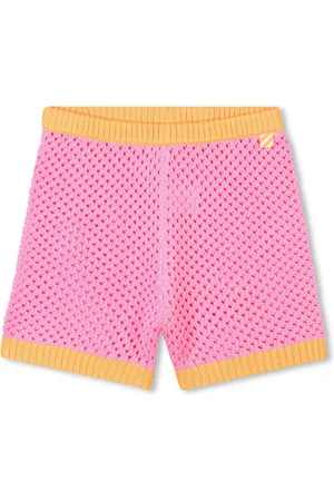 Billieblush Open-knit shorts