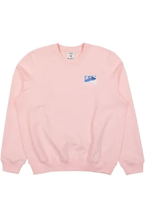 Casablanca Greek Temple-appliqué sweatshirt