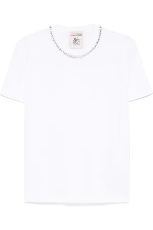 SEMICOUTURE Rhinestone-embellished T-shirt