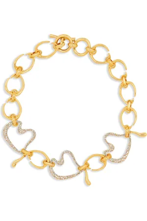 Oscar de la Renta Heart chain-link necklace