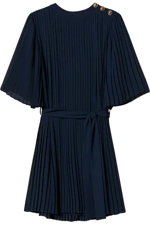 Twin-Set Pleated mini dress