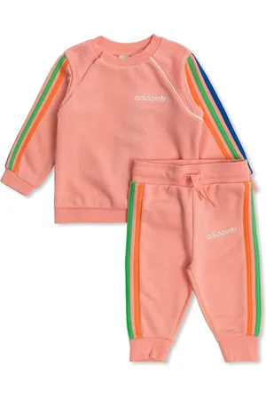 adidas Logo-embroidered tracksuit set