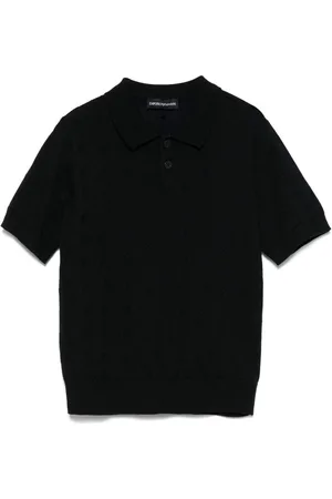 Emporio Armani Logo-jacquard polo shirt