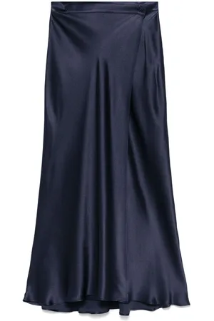 SEMICOUTURE Satin maxi skirt