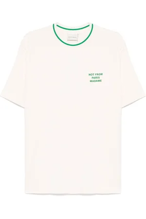 Drôle de Monsieur Slogan-print T-shirt
