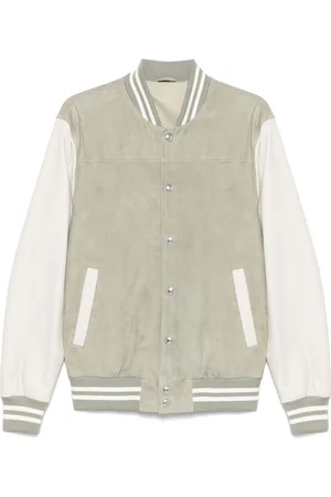 ELEVENTY Suede bomber jacket
