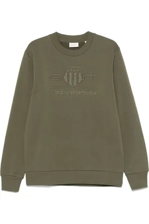 GANT Logo-embroidered sweatshirt
