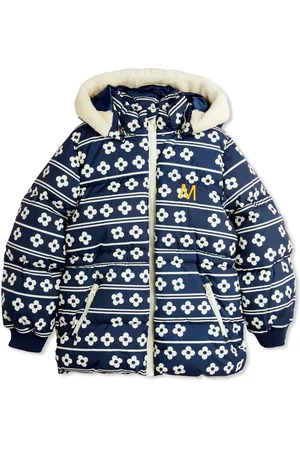 Mini Rodini Floral-print padded jacket