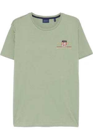 GANT Shield-embroidered short-sleeve T-shirt