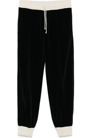 VALENTINO GARAVANI Velvet track pants