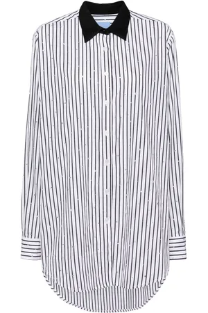 Macgraw Striped oversized shirt