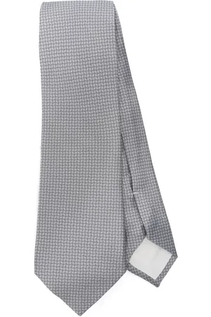 TAGLIATORE Patterned-jacquard tie