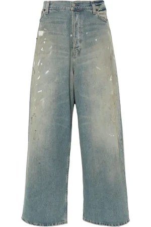 Acne Studios 2023 mid-rise wide-leg jeans