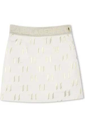 Karl Lagerfeld Monogram-jacquard mini skirt