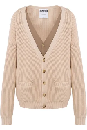 Moschino Ribbed-knit cardigan
