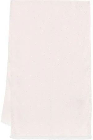 Twin-Set Logo-jacquard sequined keffiyeh