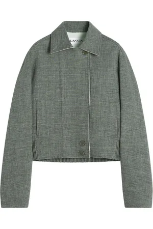 Lanvin Mélange-effect jacket
