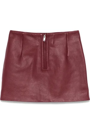 REMAIN Leather mini skirt