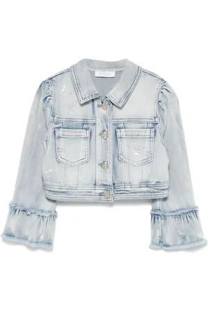 MONNALISA Rhinestone-embellished jacket