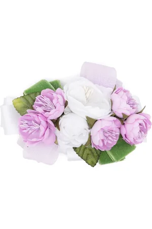 COLORICHIARI Floral-appliqué hair clip