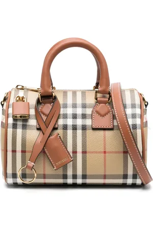 Burberry Check Bowling mini bag