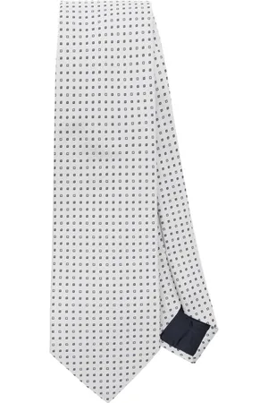TAGLIATORE Patterned-jacquard tie