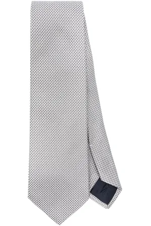 TAGLIATORE Patterned-jacquard tie