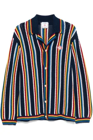 Casablanca Crochet-knit shirt jacket
