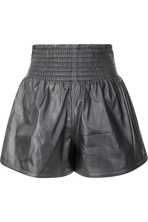Sportmax Leather shorts