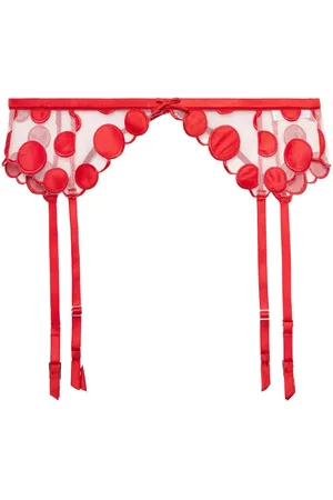 FLEUR DU MAL Polka-dot garter