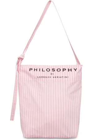 Serafini Striped beach bag
