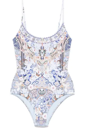 Camilla Scoop-neck swimsuit