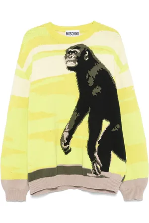 Moschino Intarsia-knit sweater