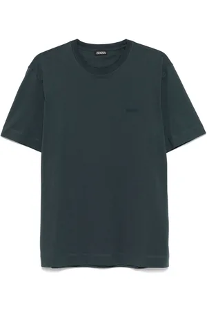Ermenegildo Zegna Logo-embroidered T-shirt