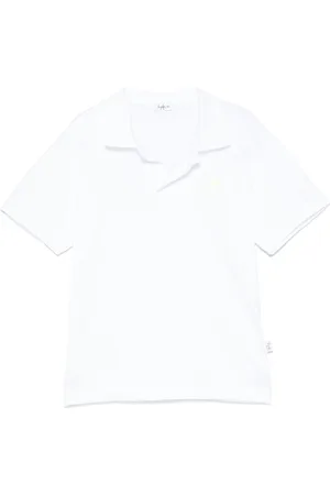 Il gufo Palm tree-embroidered polo shirt