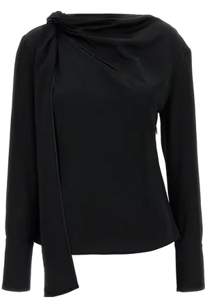 Givenchy Bow-detail draped blouse