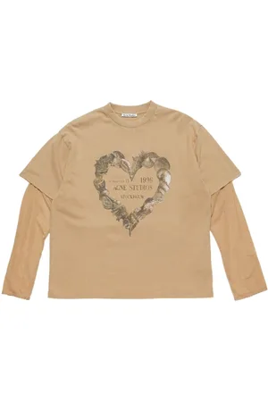 Acne Studios Layered print T-shirt