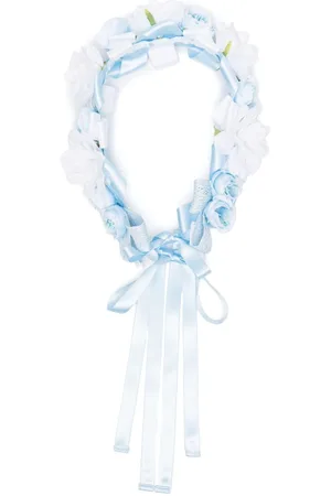 COLORICHIARI Floral-appliqué hair band