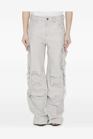 SALVATORE SANTORO Leather cargo pants